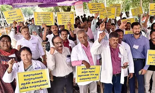 मरीजों के अनुसार डॉक्टरों की नियुक्ति: चेन्नई में सरकारी डॉक्टरों का विरोध प्रदर्शन