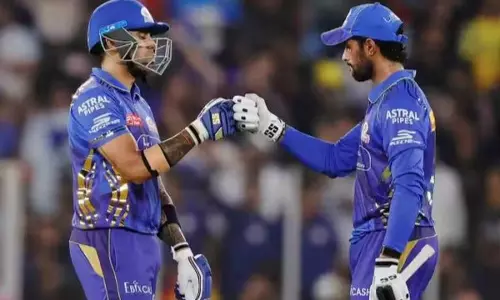 IPL 2025: क्वालीफायर 2 में पंजाब के खिलाफ MI के बल्लेबाजों ने 203/6 का स्कोर बनाया IPL 2025: क्वालीफायर 2 में पंजाब के खिलाफ MI के बल्लेबाजों ने 203/6 का स्कोर बनाया