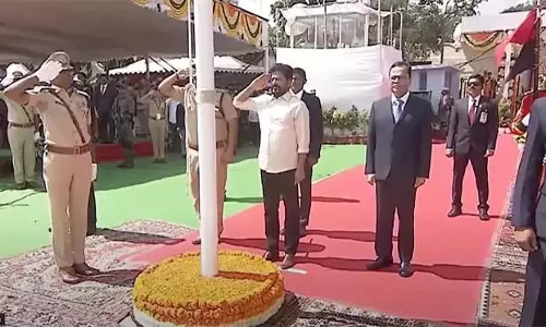 तेलंगाना स्थापना दिवस: परेड ग्राउंड में तेलंगाना गठन समारोह CM ने भाग लिया तेलंगाना स्थापना दिवस: परेड ग्राउंड में तेलंगाना गठन समारोह CM ने भाग लिया