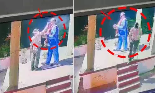 Nangal में एक और अंबेडकर प्रतिमा का अपमान, उपद्रवी कैमरे में कैद Nangal में एक और अंबेडकर प्रतिमा का अपमान, उपद्रवी कैमरे में कैद