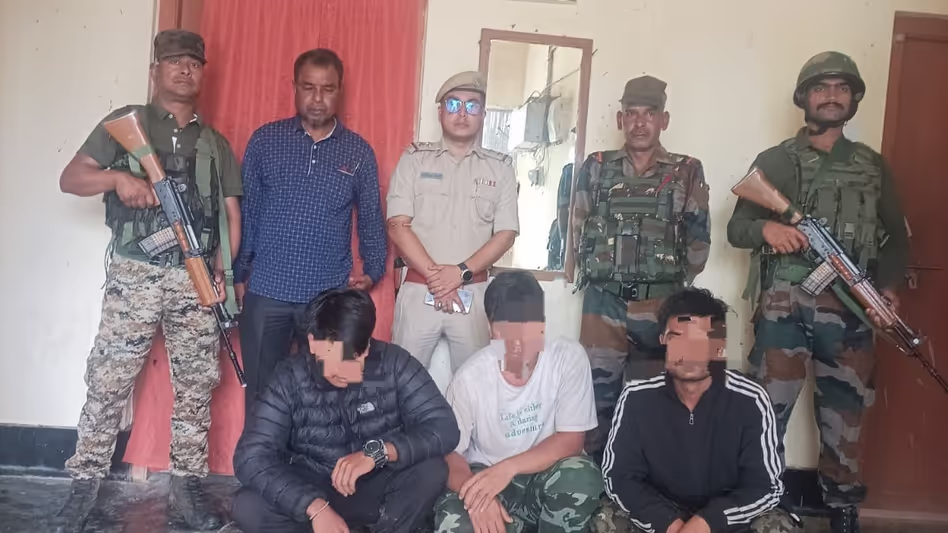 Manipur सुरक्षा बलों ने म्यांमार सीमा के पास तीन उग्रवादियों को गिरफ्तार