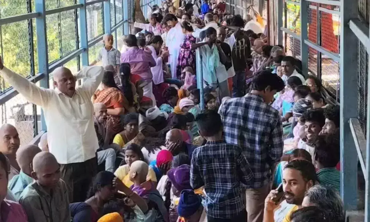 Andhra: 31 मई को रिकॉर्ड संख्या में तीर्थयात्रियों ने किए दर्शन Andhra: 31 मई को रिकॉर्ड संख्या में तीर्थयात्रियों ने किए दर्शन