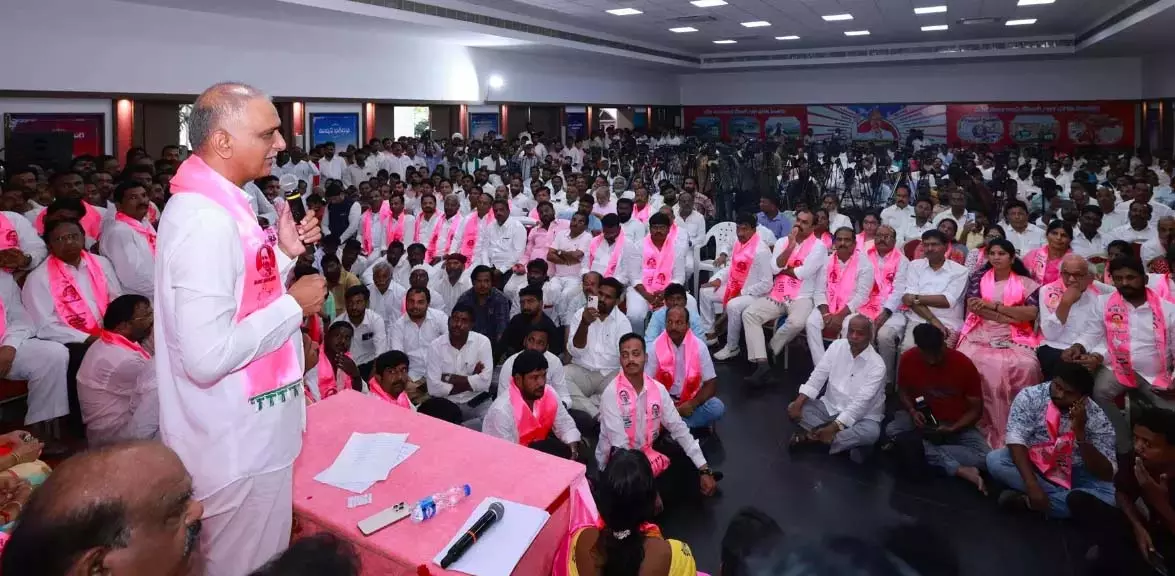 Telangana: हरीश राव ने भाजपा गठबंधन की संभावना से इंकार किया Telangana: हरीश राव ने भाजपा गठबंधन की संभावना से इंकार किया