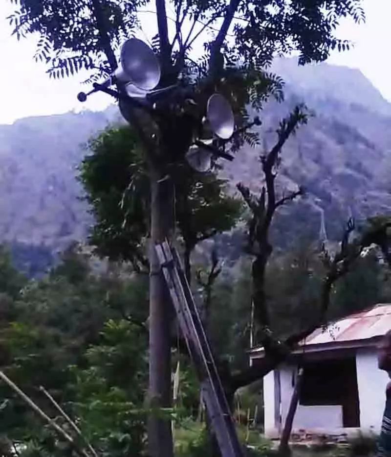 Parvati घाटी में अचानक पानी छोड़े जाने की चेतावनी के लिए हूटर लगाया गया Parvati घाटी में अचानक पानी छोड़े जाने की चेतावनी के लिए हूटर लगाया गया