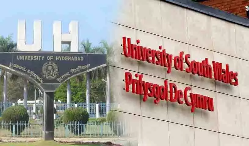 UoH, साउथ वेल्स विश्वविद्यालय, शिक्षा, अनुसंधान में सहयोग की संभावना तलाश रहा UoH, साउथ वेल्स विश्वविद्यालय, शिक्षा, अनुसंधान में सहयोग की संभावना तलाश रहा