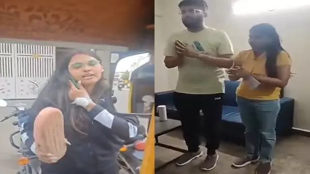 सड़क दुर्घटना को लेकर चप्पल से हमले के बाद महिला ने ऑटो चालक से मांगी माफ़ी सड़क दुर्घटना को लेकर चप्पल से हमले के बाद महिला ने ऑटो चालक से मांगी माफ़ी