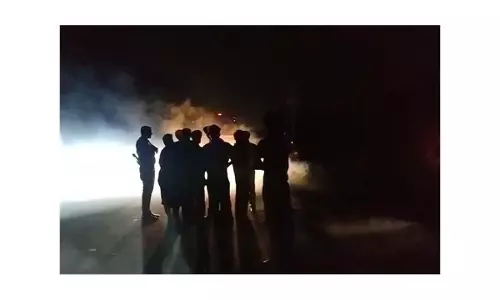 Punjab : खेतों में लगी आग की वजह से दर्दनाक हादसा
