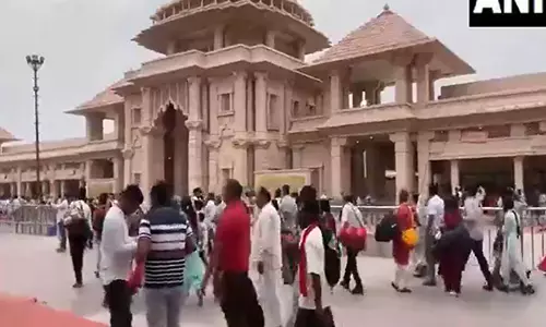 Ayodhya: श्री राम जन्मभूमि मंदिर में प्राण प्रतिष्ठा अनुष्ठान शुरू