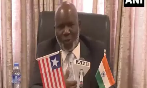 लाइबेरिया के स्पीकर, Indian MP Shrikant Shinde ने आतंकवाद के खिलाफ एकजुट लड़ाई का आह्वान किया
