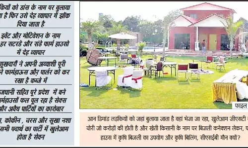 फार्म हाउस और मसाज पार्लर GST के सबसे बड़े चोर फार्म हाउस और मसाज पार्लर GST के सबसे बड़े चोर