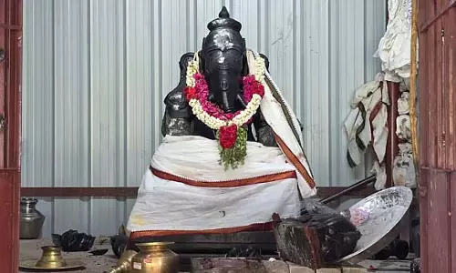 अलंगुलम में गणेश प्रतिमा तोड़ी गई: मध्य रात्रि में रहस्यमय व्यक्तियों द्वारा किया गया अत्याचार