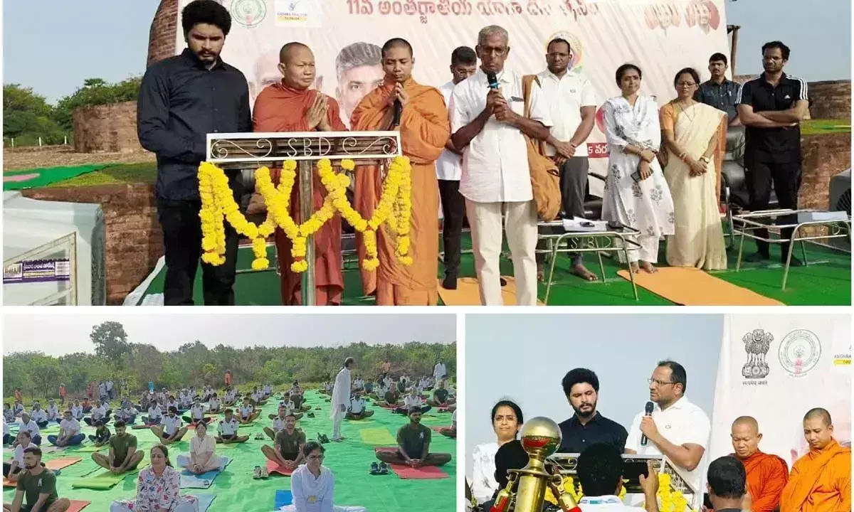 Andhra: श्रीकाकुलम में योग आंध्र कार्यक्रम सफलतापूर्वक आयोजित हुआ Andhra: श्रीकाकुलम में योग आंध्र कार्यक्रम सफलतापूर्वक आयोजित हुआ