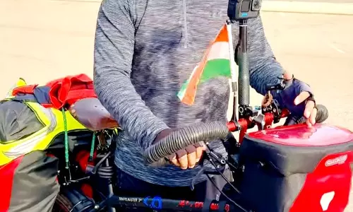 पर्यावरण जागरूकता के लिए ‘साइकिल Baba’ ने 125 देशों की यात्रा की पर्यावरण जागरूकता के लिए ‘साइकिल Baba’ ने 125 देशों की यात्रा की