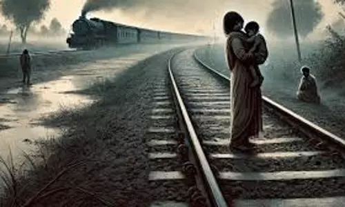 Bareilly: पति से झगड़े के बाद डेढ़ साल के बेटे को लेकर ट्रेन के आगे कूदी पत्नी