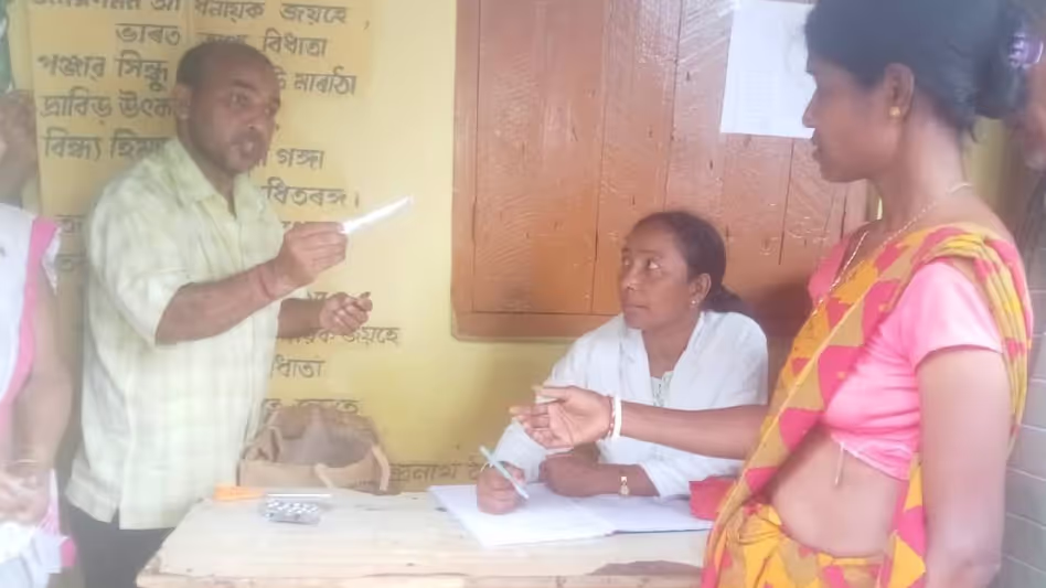 Assam : आंगनवाड़ी कार्यकर्ताओं ने बाढ़ प्रभावित मार्गेरिटा में बाल पोषण अभियान का नेतृत्व किया