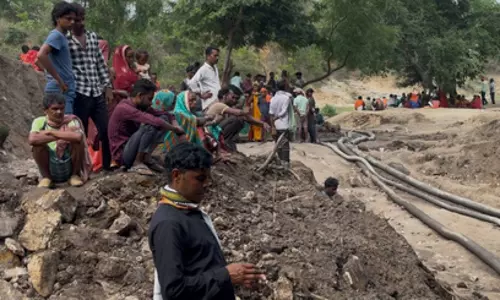 अवैध खदान से 13 दिन बाद निकाले गए तीन मजदूरों के शव, गांव में मची चीख-पुकार