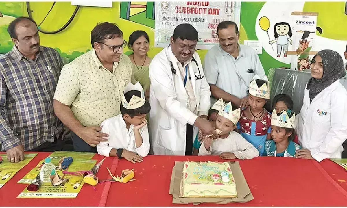 Andhra: क्लबफुट पर जागरूकता कार्यक्रम आयोजित