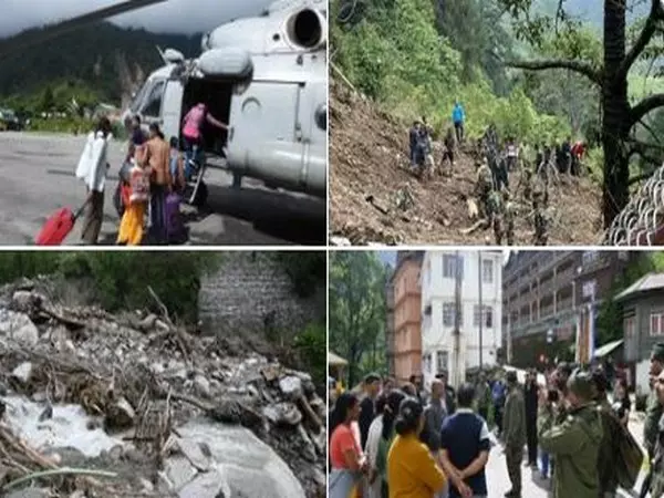North Sikkim भूस्खलन: सेना ने 113 पर्यटकों का पता लगाया, 30 को एयरलिफ्ट किया गया North Sikkim भूस्खलन: सेना ने 113 पर्यटकों का पता लगाया, 30 को एयरलिफ्ट किया गया
