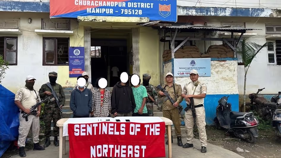 Manipur सुरक्षा अभियान चार चिन कुकी मिजो आर्मी उग्रवादी गिरफ्तार Manipur सुरक्षा अभियान चार चिन कुकी मिजो आर्मी उग्रवादी गिरफ्तार