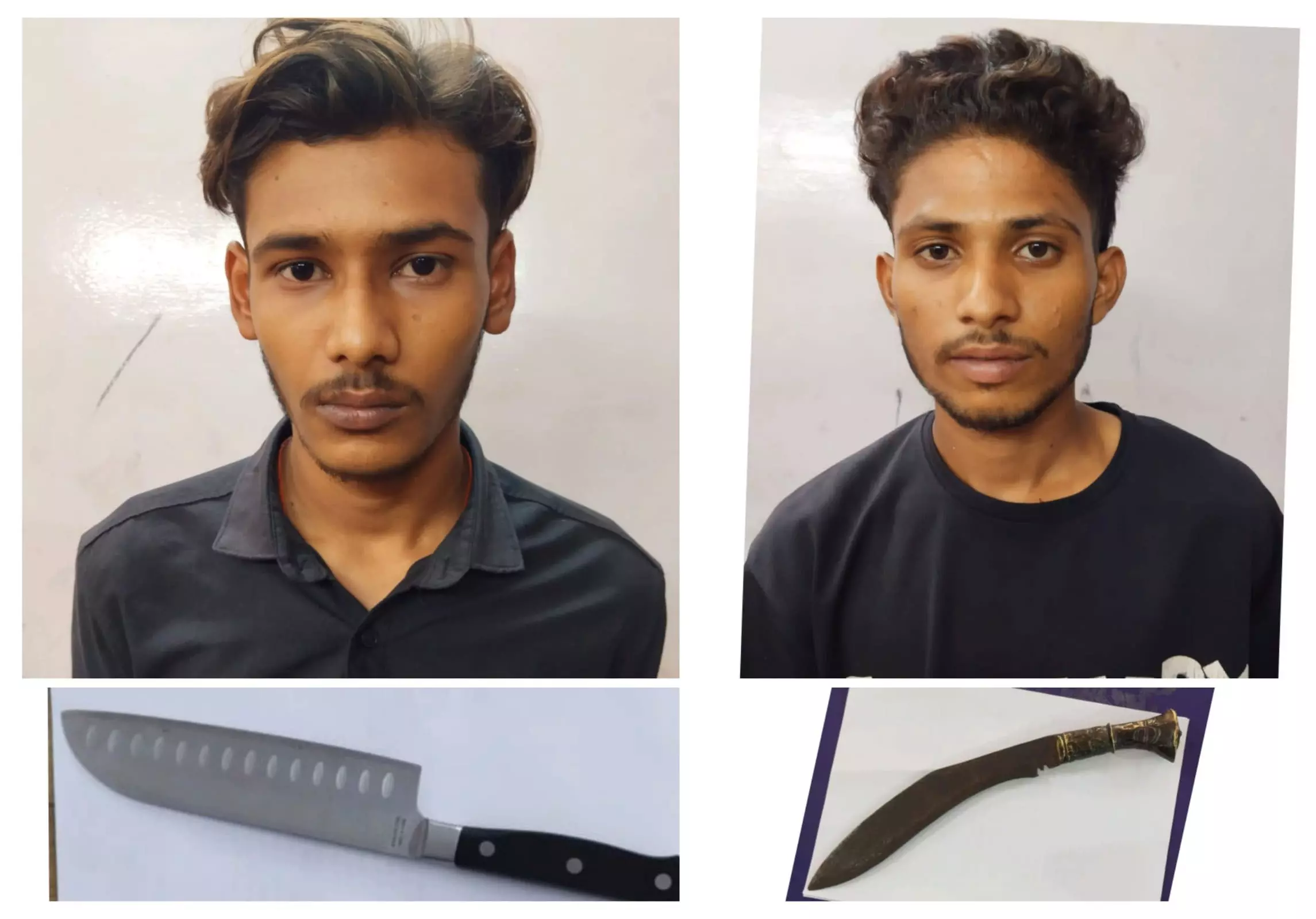 खमतराई में चाकू लहराने वाले 2 बदमाश गिरफ्तार खमतराई में चाकू लहराने वाले 2 बदमाश गिरफ्तार