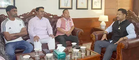 Arunachal: झारखंड CFPDCA सदस्यों ने स्पीकर से मुलाकात की