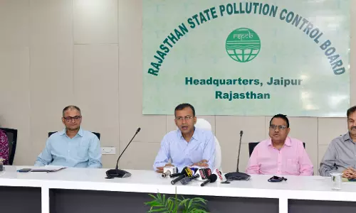 Jaipur: RSPCB के सदस्य सचिव शारदा प्रताप सिंह ने प्रेस कॉन्फ्रेंस को किया संबोधित