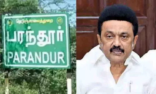 CM Stalin ने परंदूर हवाई अड्डा परियोजना पर महत्वपूर्ण बैठक की