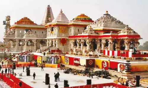 राम मंदिर के प्राण प्रतिष्ठा समारोह का दूसरा चरण शुरू
