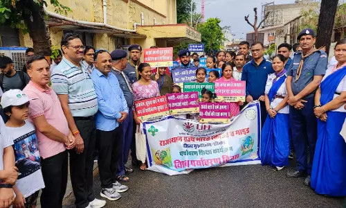 Sikar: जिला स्तरीय अधिकारियों और छात्रों ने दौड़ में लिया भाग, पर्यावरण बचाने का संदेश