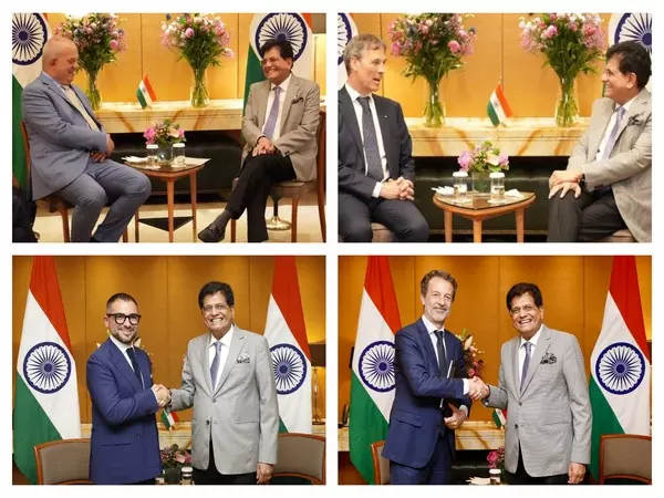 वाणिज्य मंत्री के साथ उच्च स्तरीय बैठक के बाद इतालवी व्यापार जगत के नेताओं ने India में निवेश का संकल्प लिया वाणिज्य मंत्री के साथ उच्च स्तरीय बैठक के बाद इतालवी व्यापार जगत के नेताओं ने India में निवेश का संकल्प लिया