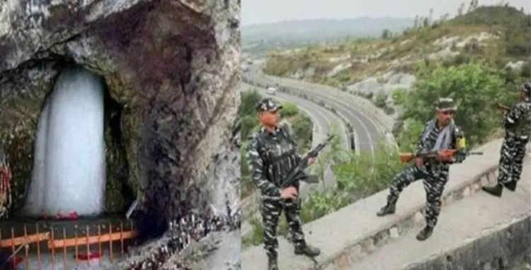Amarnath Yatra के लिए बढ़ाई गई सुरक्षा, ड्रोन और AI का इस्तेमाल Amarnath Yatra के लिए बढ़ाई गई सुरक्षा, ड्रोन और AI का इस्तेमाल