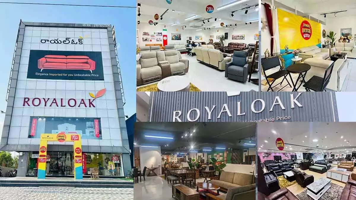 Royaloak फर्नीचर: हैदराबाद के खुदरा रोजगार वृद्धि का एक ध्वजवाहक Royaloak फर्नीचर: हैदराबाद के खुदरा रोजगार वृद्धि का एक ध्वजवाहक