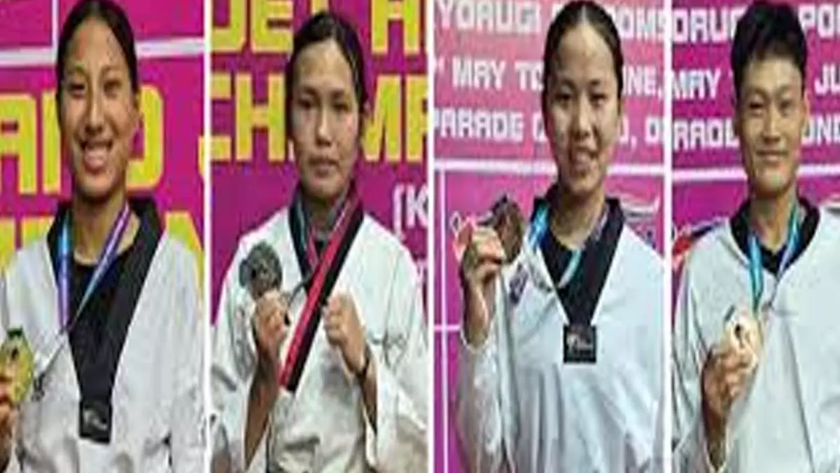 Arunachal ताइक्वांडो ने राष्ट्रीय चैंपियनशिप में अपना जलवा बिखेरा Arunachal ताइक्वांडो ने राष्ट्रीय चैंपियनशिप में अपना जलवा बिखेरा