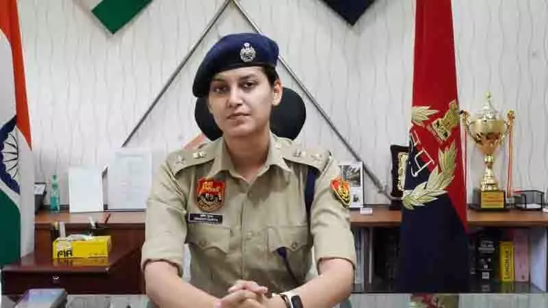 सृष्टि गुप्ता ने Panchkula DCP का पदभार संभाला सृष्टि गुप्ता ने Panchkula DCP का पदभार संभाला