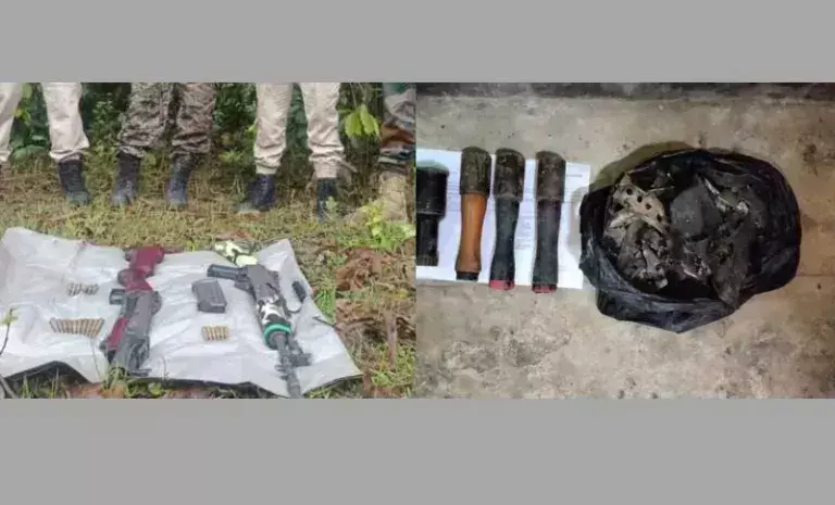 Manipur: उग्रवादी शिविरों से भारी मात्रा में हथियार और विस्फोटक जब्त