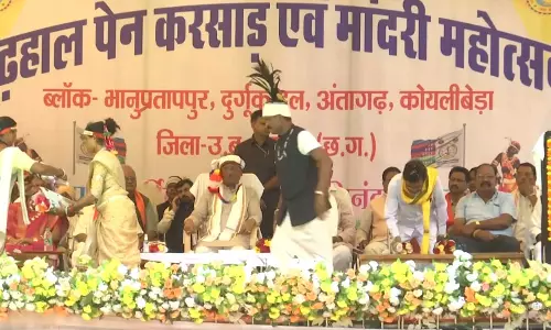 CM साय मांदरी महोत्सव 2025 में हुए शामिल