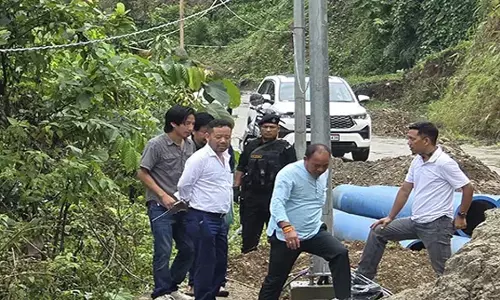 Poma की पाइपलाइन क्षतिग्रस्त होने से ईटानगर की जलापूर्ति बाधित