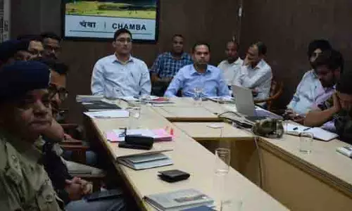 भूकंप की तैयारियों पर 6 जून को Chamba में मॉक ड्रिल भूकंप की तैयारियों पर 6 जून को Chamba में मॉक ड्रिल