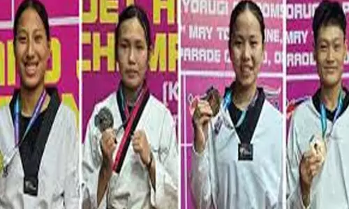 Arunachal ताइक्वांडो ने राष्ट्रीय चैंपियनशिप में अपना जलवा बिखेरा Arunachal ताइक्वांडो ने राष्ट्रीय चैंपियनशिप में अपना जलवा बिखेरा