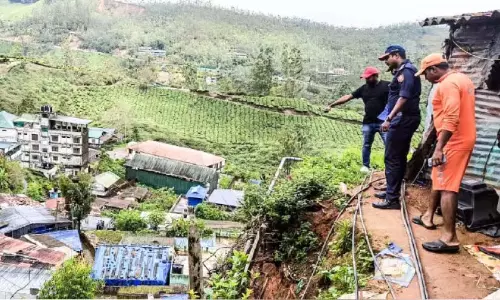 भूस्खलन संभावित क्षेत्रों में NDRF का निरीक्षण