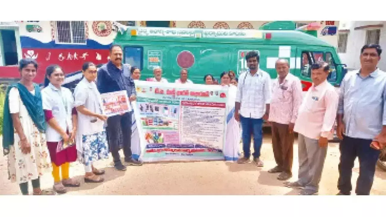 Andhra: वेल्दुर्थी में टीबी उन्मूलन पर जागरूकता अभियान आयोजित