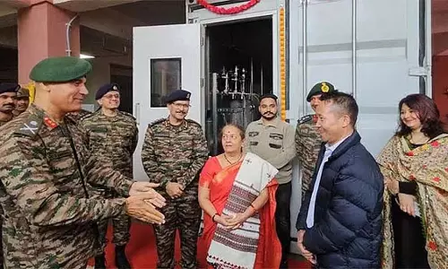 एसआईआरएफ ने तवांग में सैन्य अस्पताल को ऑक्सीजन प्लांट दान किया