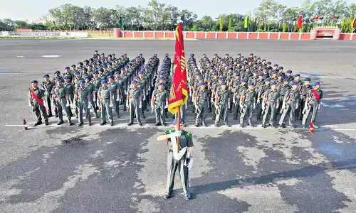 Telangana:हैदराबाद में अग्निवीरों के लिए सत्यापन समारोह आयोजित किया गया