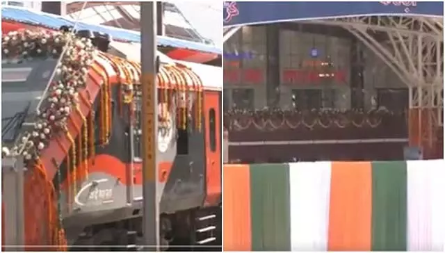 कश्मीर रेल संपर्क पर सबकी निगाहें: प्रधानमंत्री मोदी के आगमन से पहले घाटी में कड़ी सुरक्षा कश्मीर रेल संपर्क पर सबकी निगाहें: प्रधानमंत्री मोदी के आगमन से पहले घाटी में कड़ी सुरक्षा