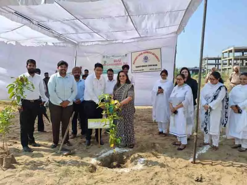 Punjab: विश्व पर्यावरण दिवस पर ‘एक जज एक पेड़’ अभियान, राज्य स्तरीय प्रश्नोत्तरी प्रतियोगिता Punjab: विश्व पर्यावरण दिवस पर ‘एक जज एक पेड़’ अभियान, राज्य स्तरीय प्रश्नोत्तरी प्रतियोगिता