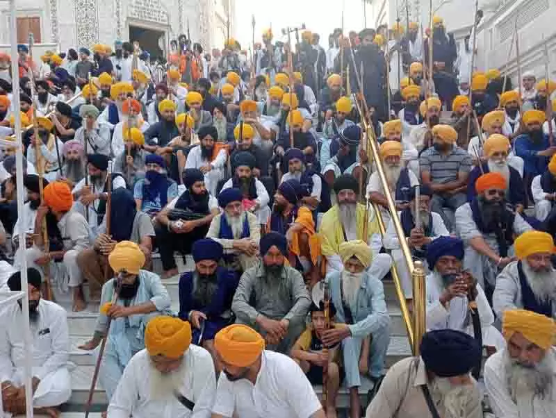 1999 के बाद पहली बार जत्थेदार ने Akal Takht पर सिख समुदाय को संबोधित नहीं किया 1999 के बाद पहली बार जत्थेदार ने Akal Takht पर सिख समुदाय को संबोधित नहीं किया