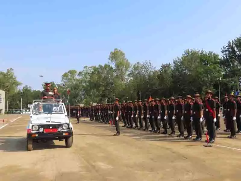 Subathu में पासिंग आउट परेड के बाद 158 अग्निवीर रैंक में शामिल Subathu में पासिंग आउट परेड के बाद 158 अग्निवीर रैंक में शामिल