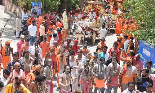 Ujjain: गंगा दशहरा जुलूस के दौरान सिंहस्थ जैसा दृश्य
