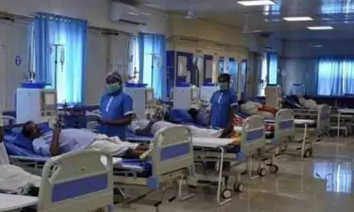 बढ़ते मामलों के बीच मदुरै के Rajaji Hospital में कोविड वार्ड स्थापित किया बढ़ते मामलों के बीच मदुरै के Rajaji Hospital में कोविड वार्ड स्थापित किया