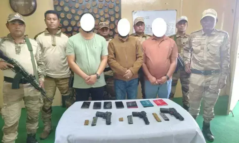 Manipur: यूपीपीके प्रमुख, 2 सहयोगी गिरफ्तार, हथियार जब्त